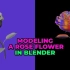iBlender中文版插件教程在 Blender 中为玫瑰花建模 Blender