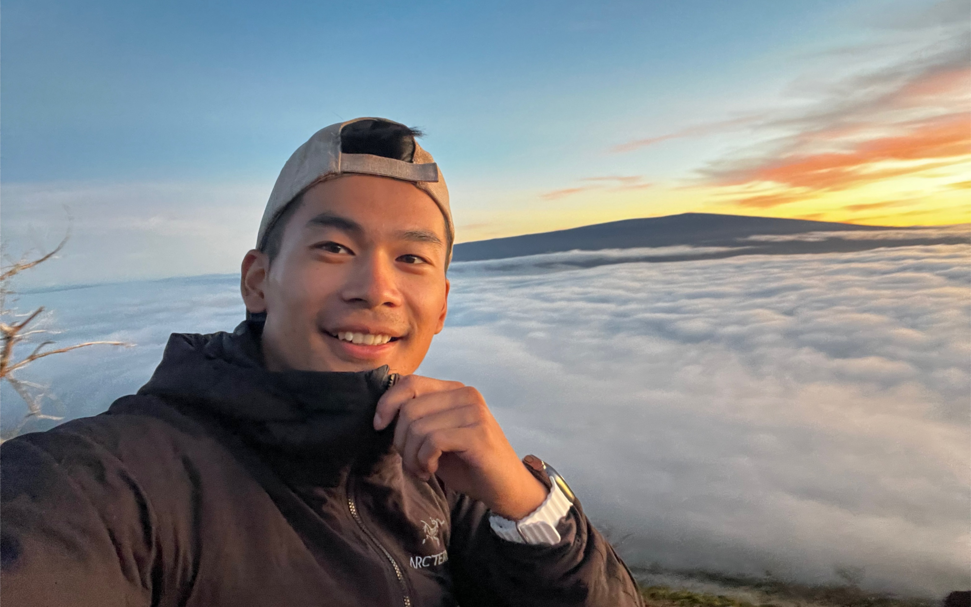 站在火山上带你们看云海朴男krisun朴男krisun哔哩哔哩视频