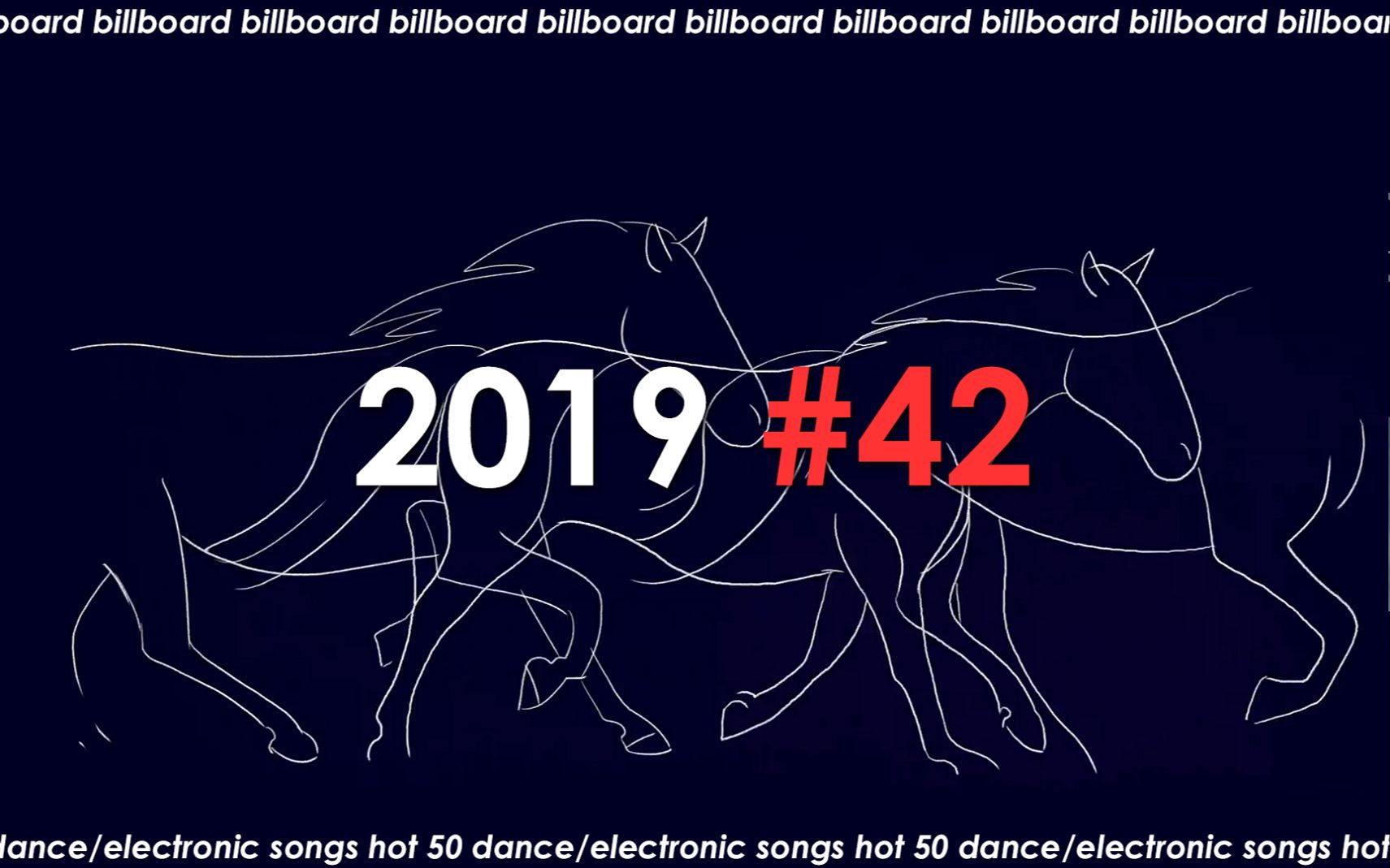 [2019年第42期] 美国billboard舞曲/电音周榜HOT50哔哩哔哩bilibili