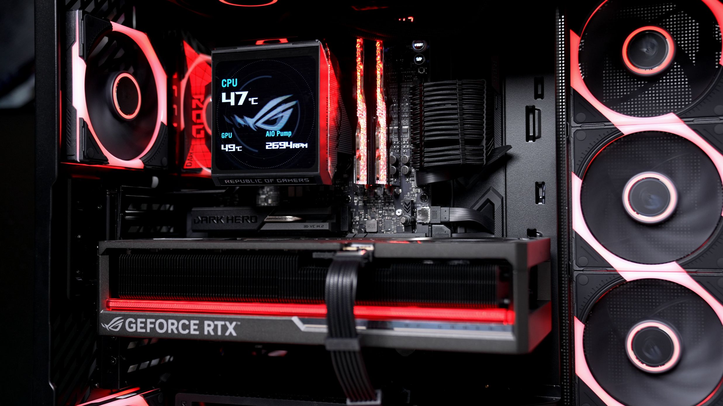 6.6万的ROG全家桶 幻世神机箱安装过程.ROG 5090+ROG主板+ROG显卡+ROG水冷+ROG电源+ROG机箱 一体式水冷电脑主机
