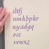 【英文书法教程】意大利体初学者教程 （小写）How to Write a Lower Case Italic Alpha