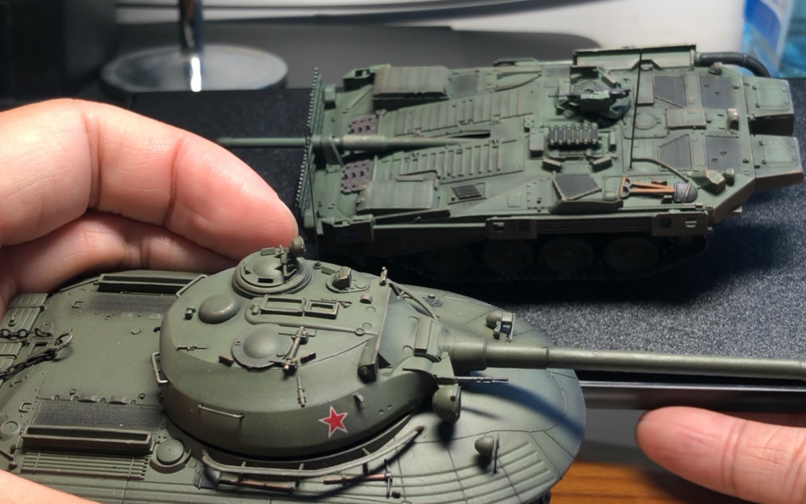 模玩评测 artisan 279核战坦克 strv103b比例模型制作 1:72手办威龙
