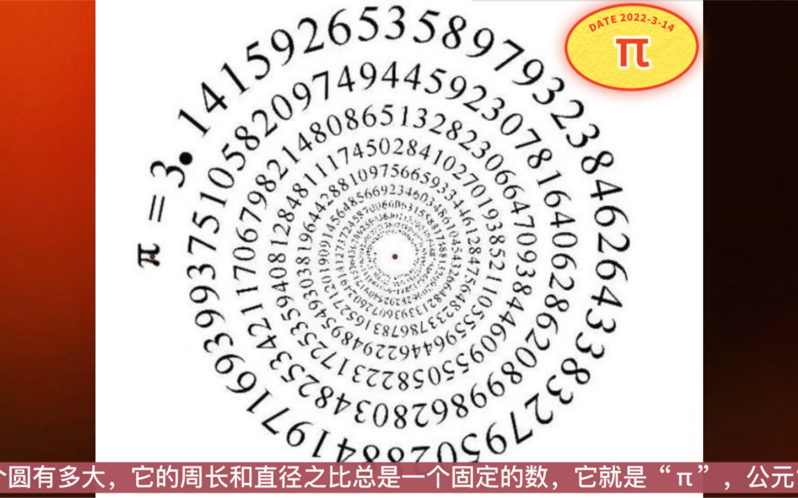 每年3月14日是国际数学日,也是国际圆周率日,圆周率š„有趣故事.哔哩哔哩bilibili