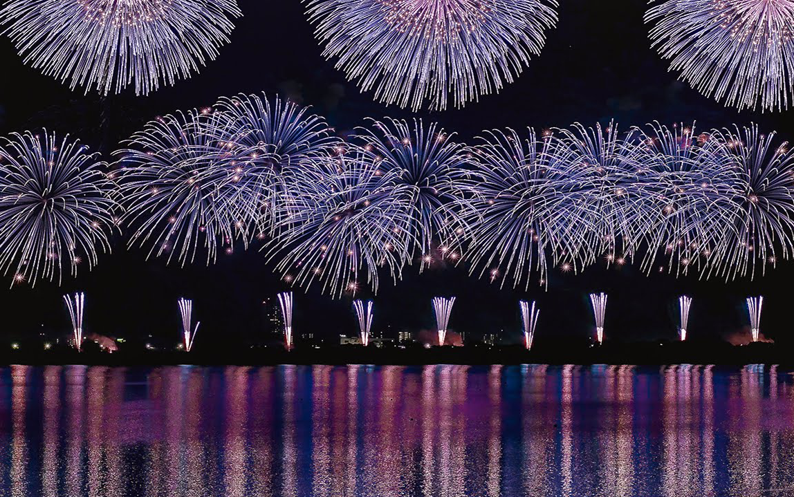 4k koga fireworks festival 2015 古河花火大会