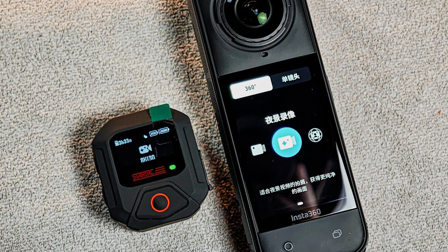 居然兼容 Insta360 最新的相机系列 斯达飞GPS无线遥控器上手指南 以 Insta360 X5 为例