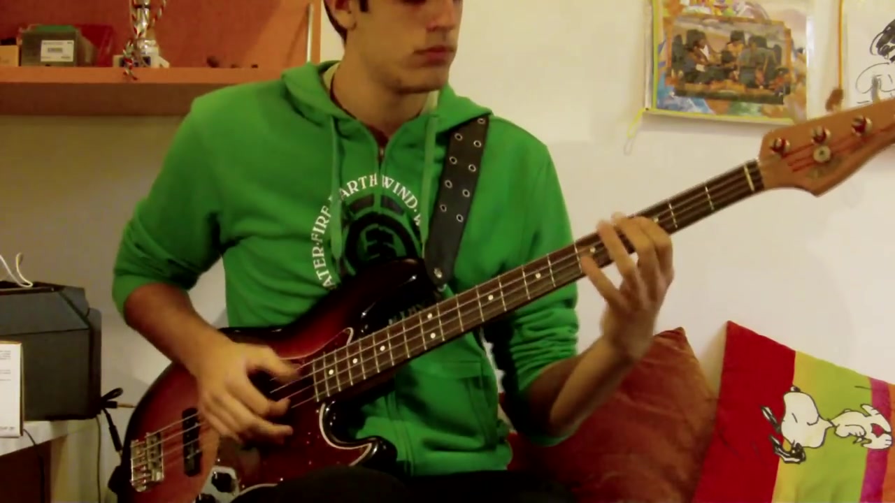 【贝斯】davie504——简单的funk slap贝斯solo