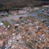 无人机航拍美国肯塔基州龙卷风过境后的社区惨状