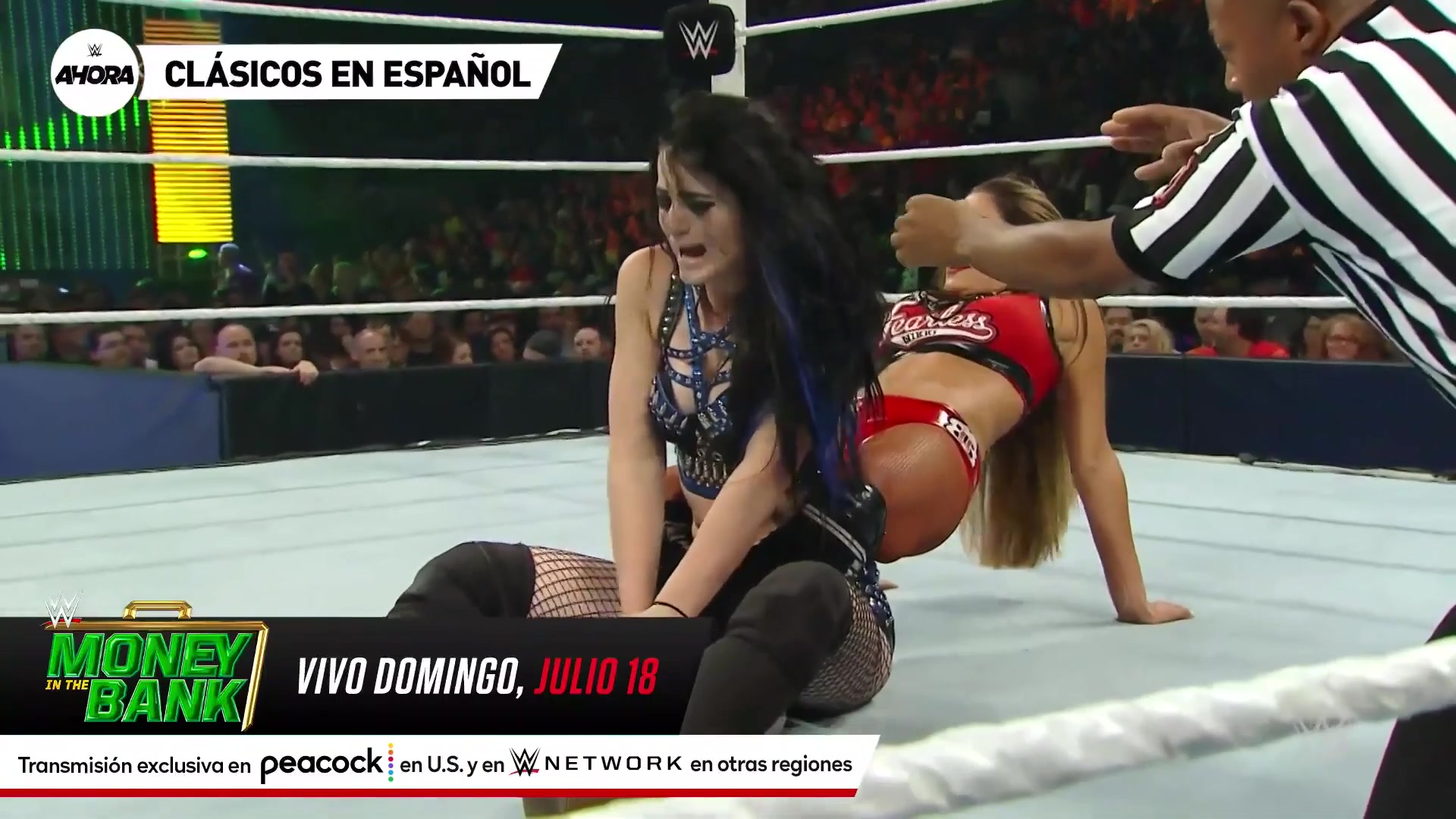 Nikki Bella vs Paige: WWE Money in the Bank 2015 (Lucha Completa)