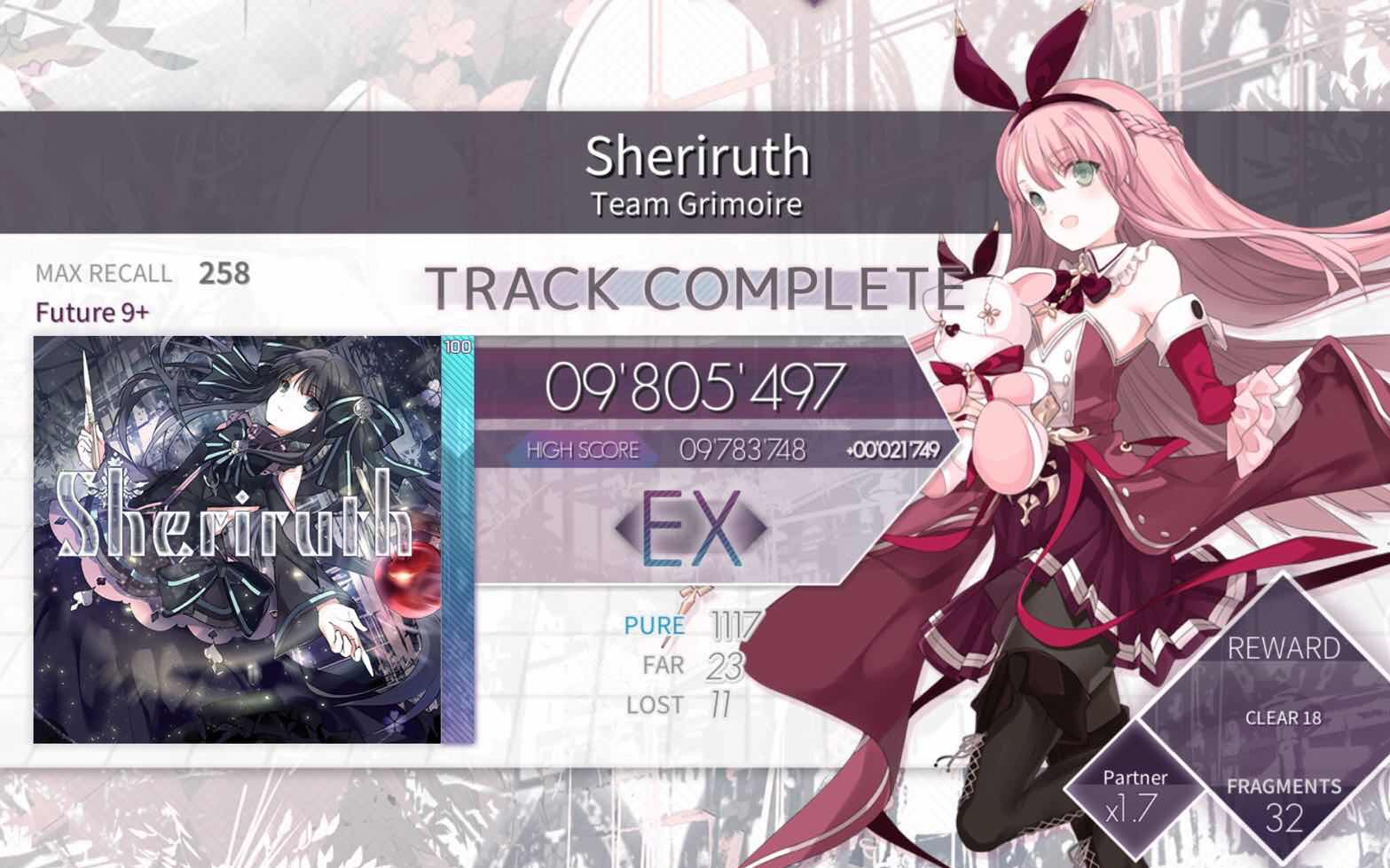 【arcaea】纪念向 黑魔王sheriruth ftr9  ex980w!