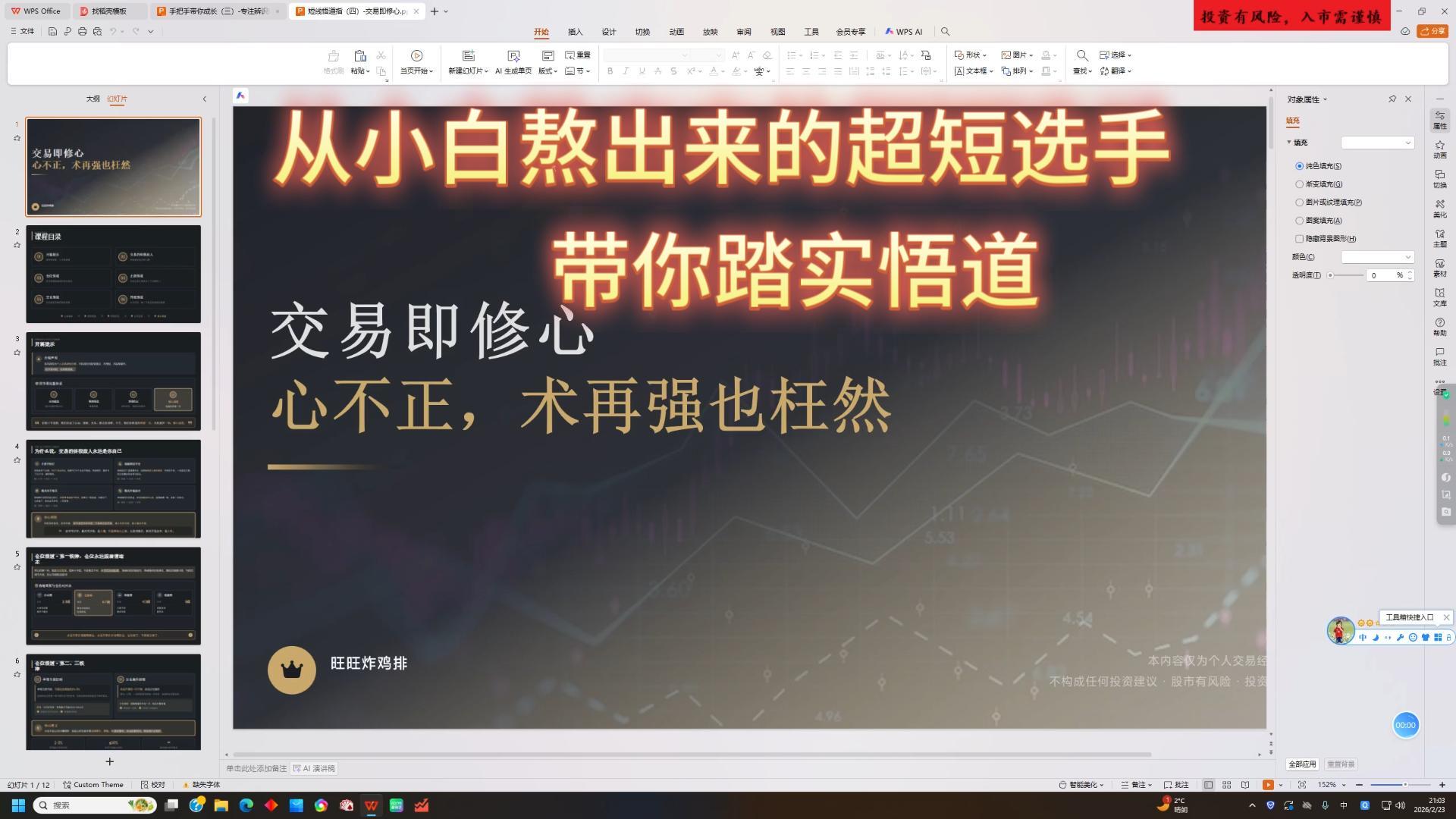 短线悟道指南（四）-交易即修心