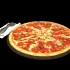 3D风扇三维动画3D动画全息投影仪LED屏专用食物素材——披萨