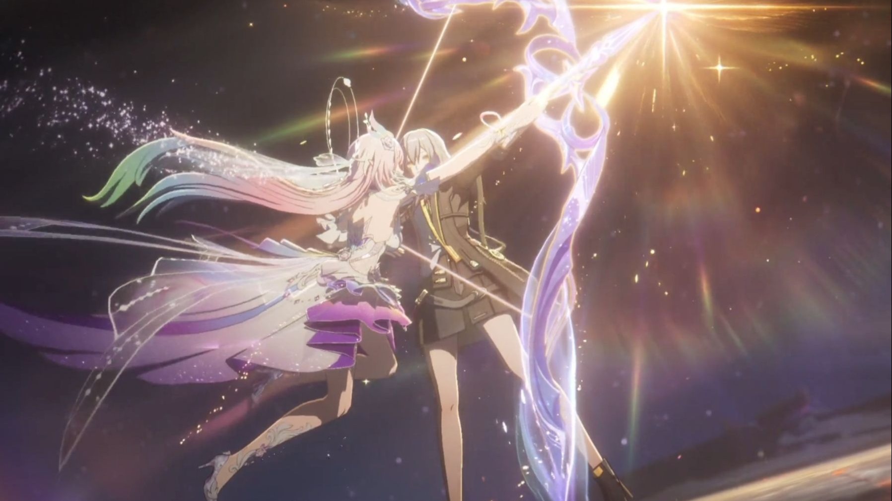 爆燃终章！星铁3.7决战铁幕BOSS战全过程动画！又燃又泪目的BOSS战！逐火的命路由我们改写！翁法罗斯大结局【星穹铁道3.7版本成为昨日的明天主线高光收录】