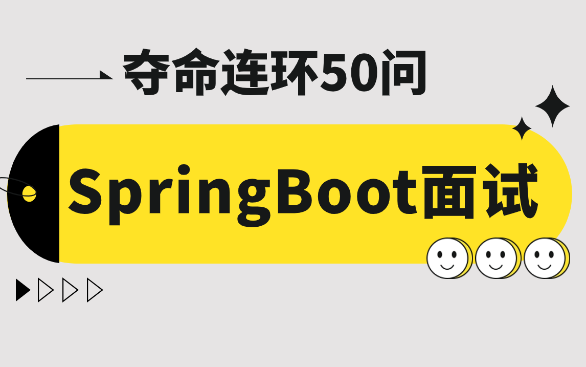 SpringBoot面试夺命连环50问：spring boot自动配置原理源码/springboot整合篇，你也能秋招上岸！