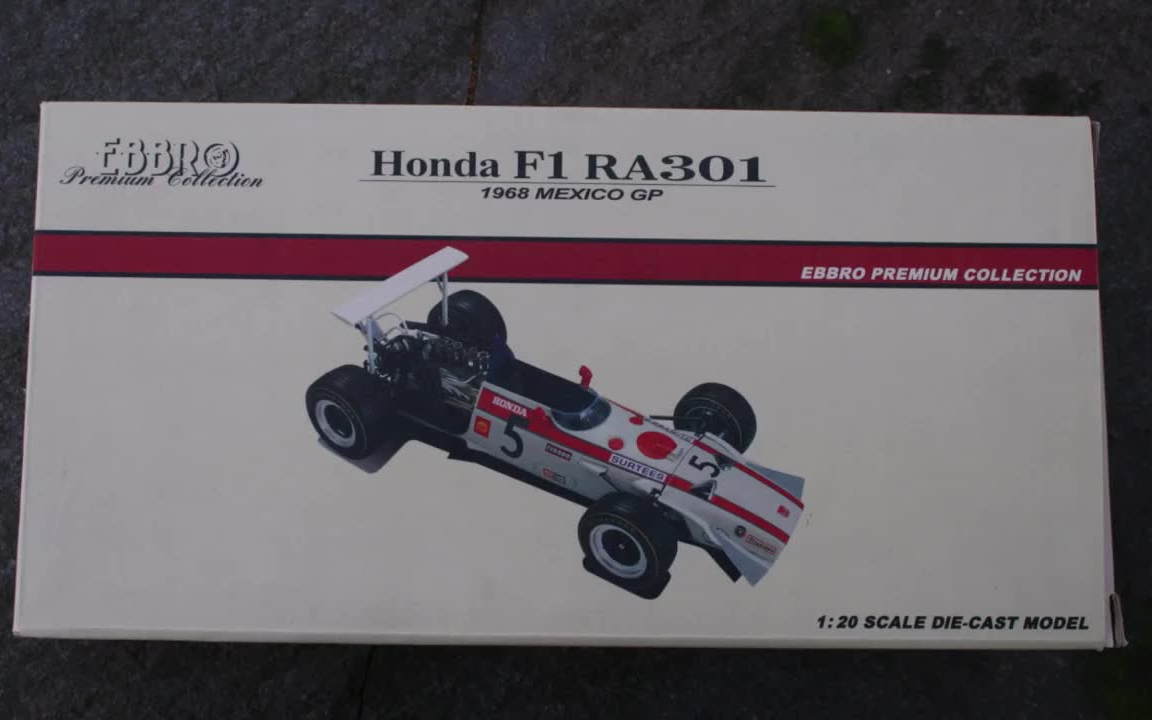 Ebbro Honda RA301 1/20 成品车模-哔哩哔哩