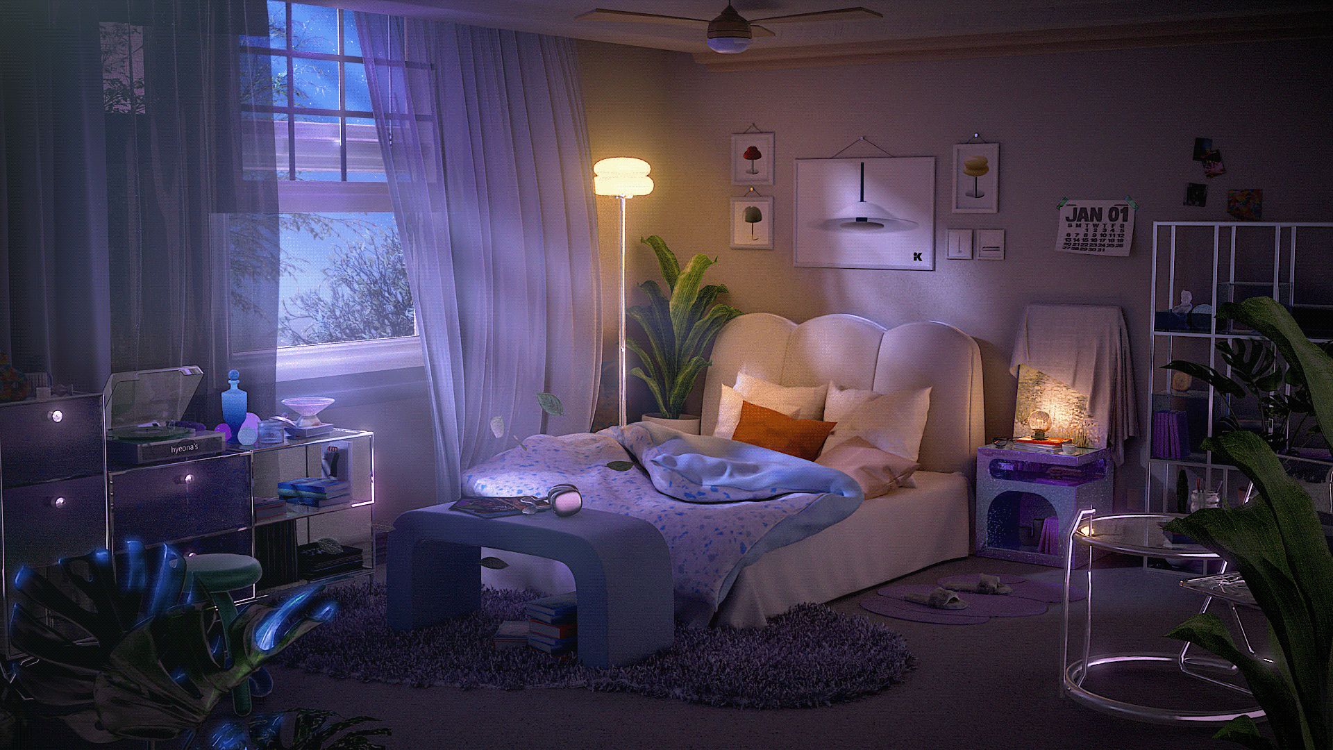 家居照明 三维动画C4D产品动画渲染电商设计