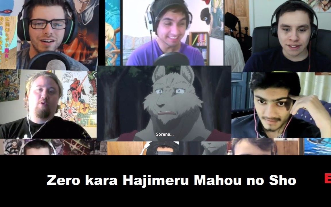 【8人开黑版】老外看《从零开始的魔法书》ep8的反应