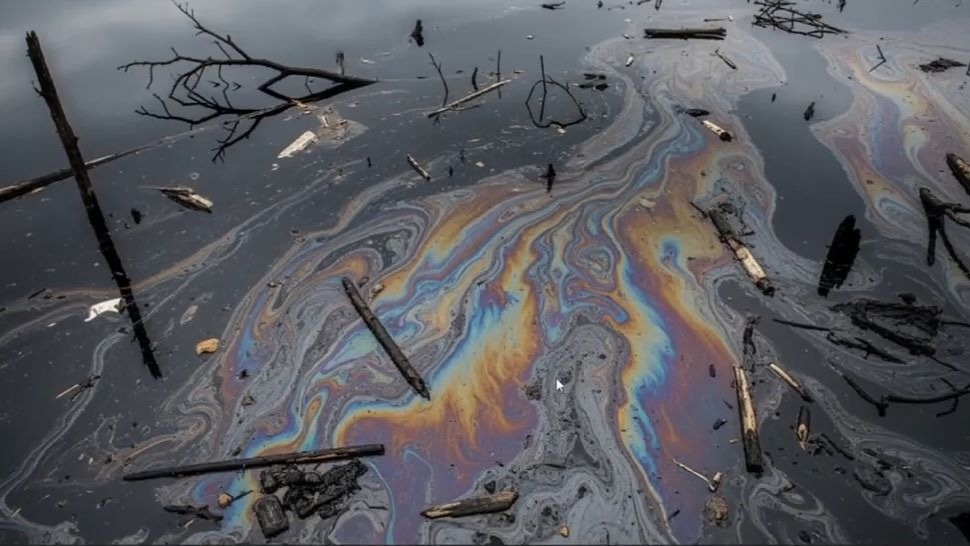 在虚幻引擎5中创建受污染的原油水材质