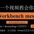 [真人讲解]一个视频教会你workbench mesh