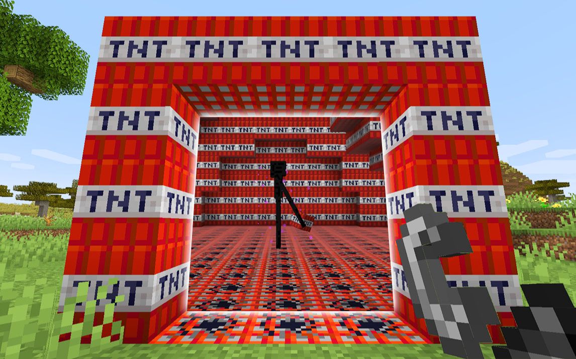 当玩家可以建造「TNT传送门」!!