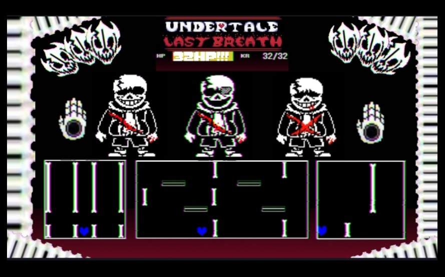 手机版undertale last breath phase 3:32血通关！！（首次使用必剪）