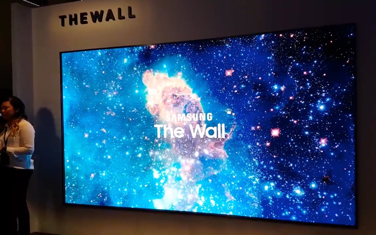 【suki与科技】三星146英寸巨型电视墙the wall现场展示,贫穷限制了我