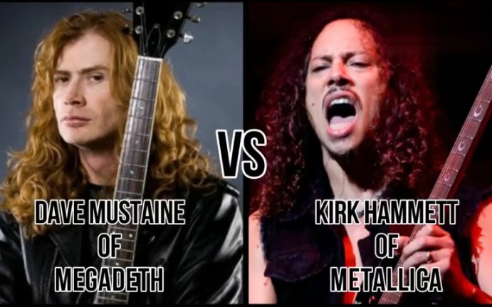 Metallica吉他手对决:Dave mustaine VS Kirk hammett