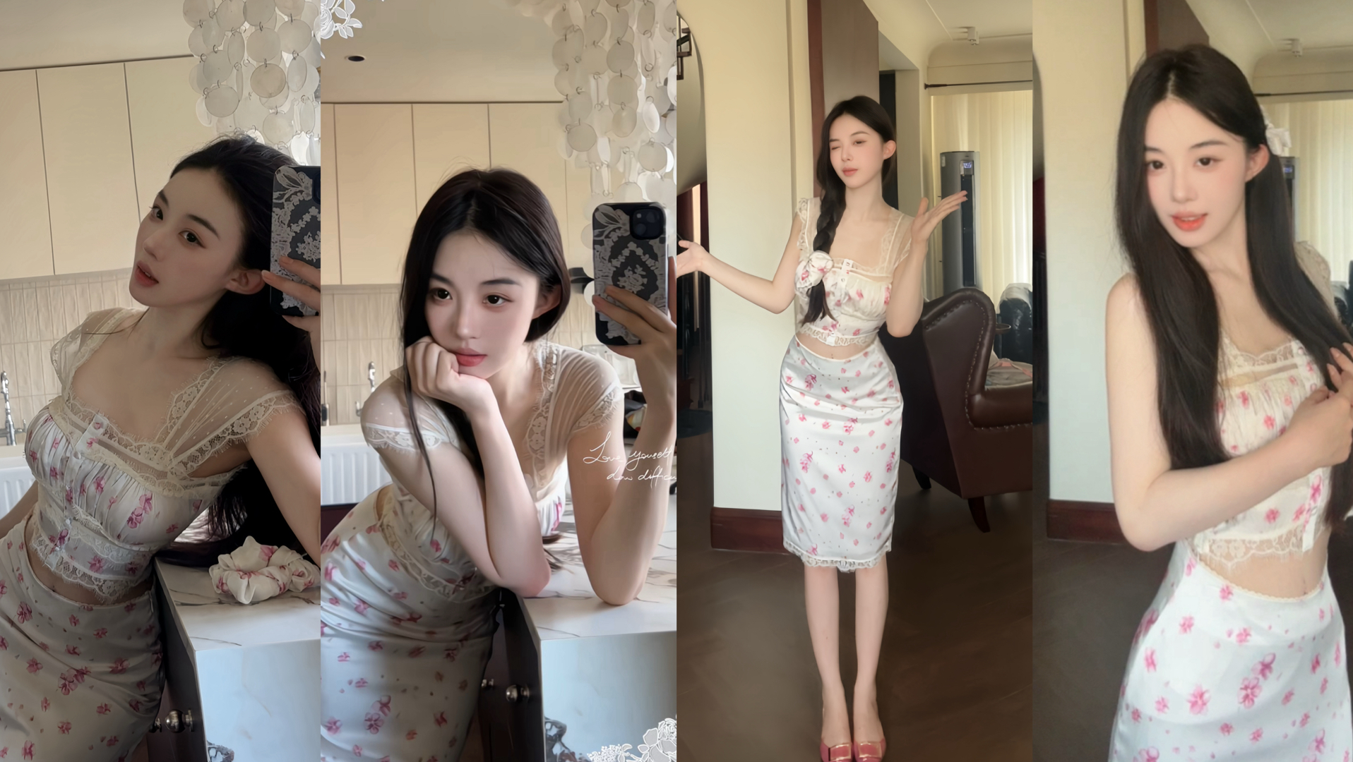 好喜欢蕾丝元素！！