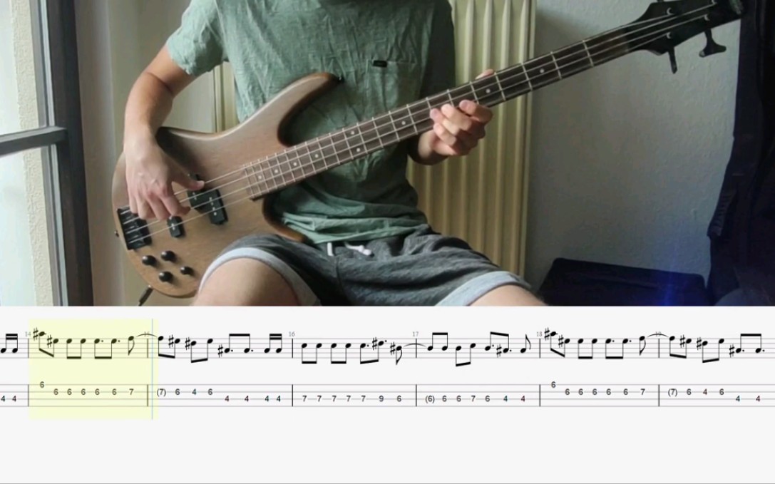 【Måneskin】[ I wanna be your slave ] bass cover. 贝斯带谱翻弹  #搬运