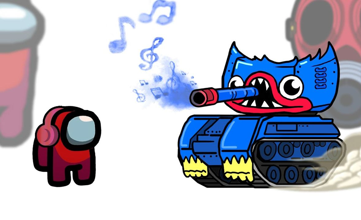 【Among Us】小红与波比的游戏时间3坦克们一起开音乐会！