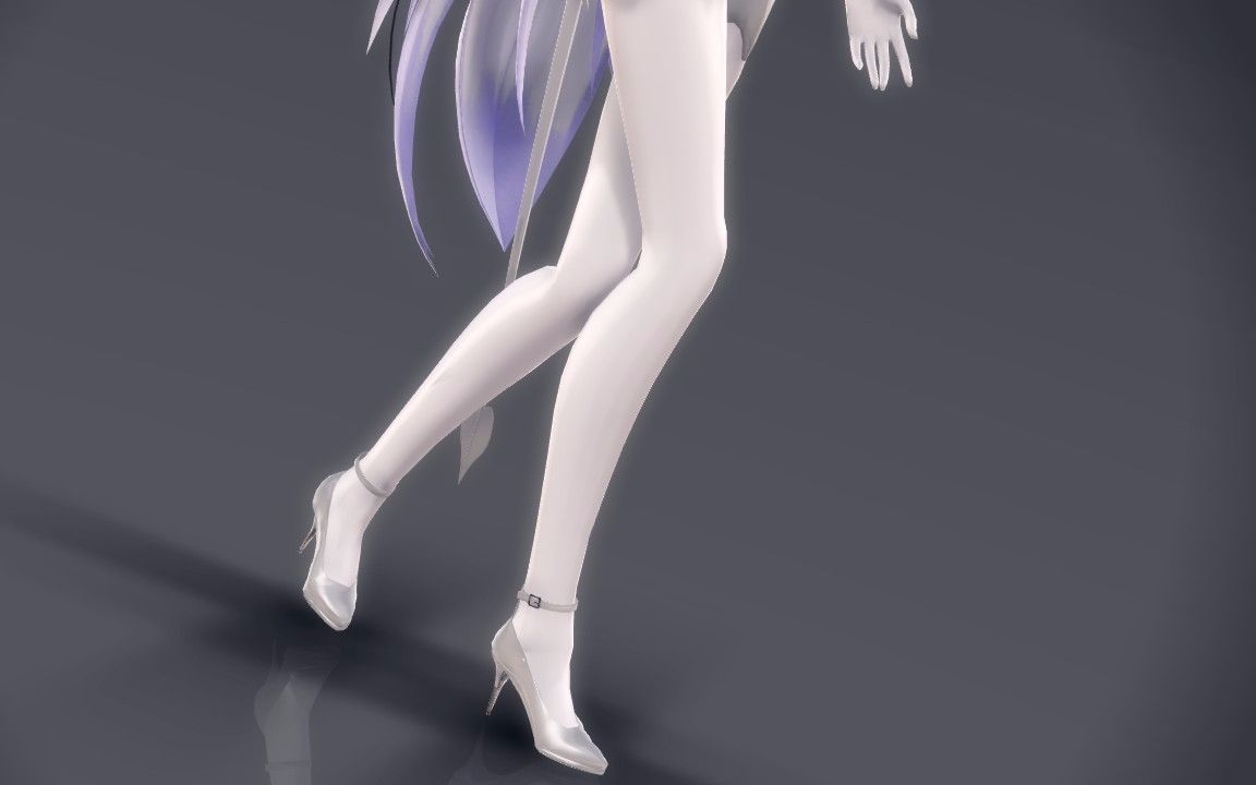【mmd】白丝?长腿?魅魔弱音!【new thang】