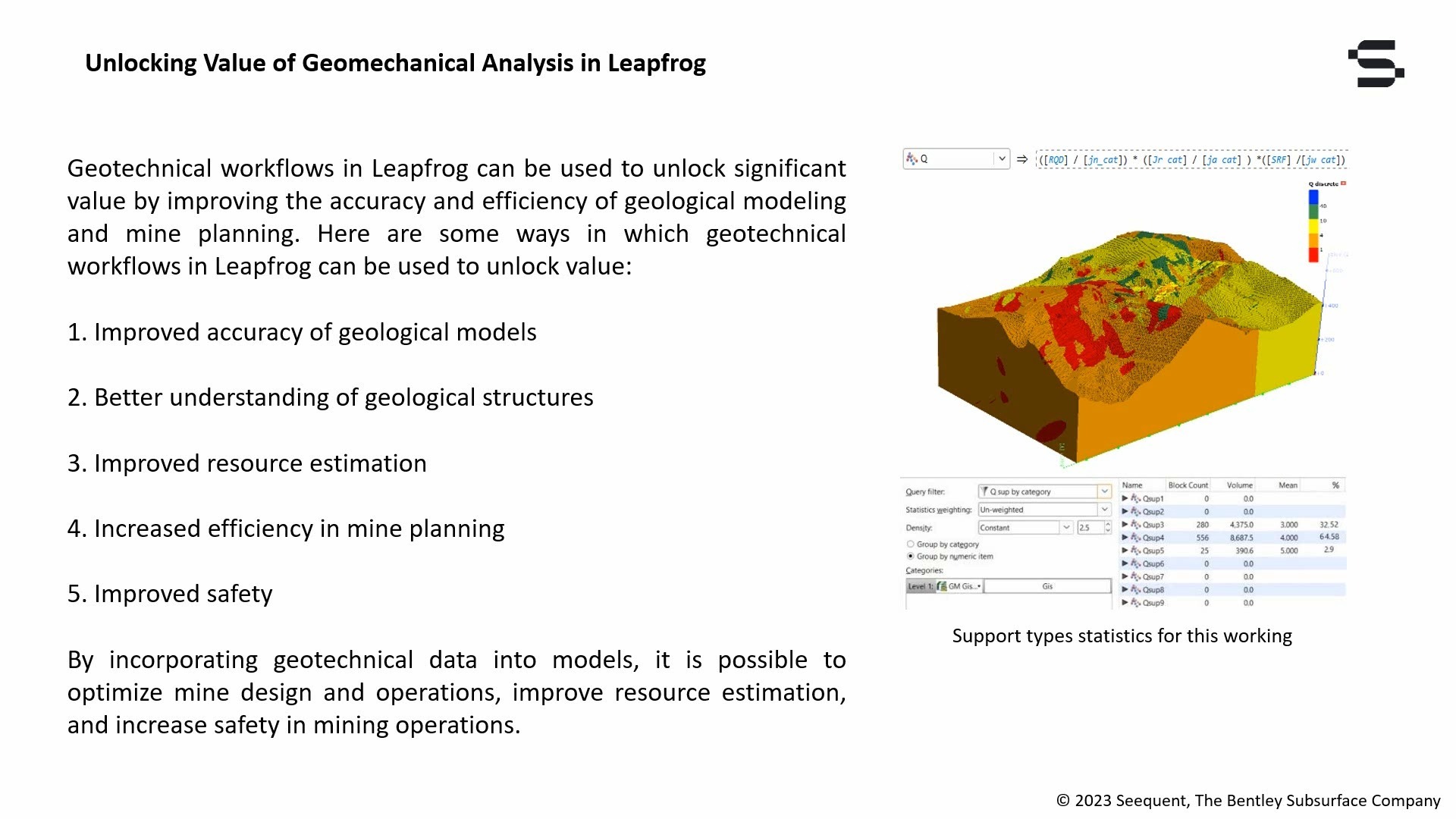 Unlocking Value of Geomechanical Analysis in Leapfrog - Leapfrog