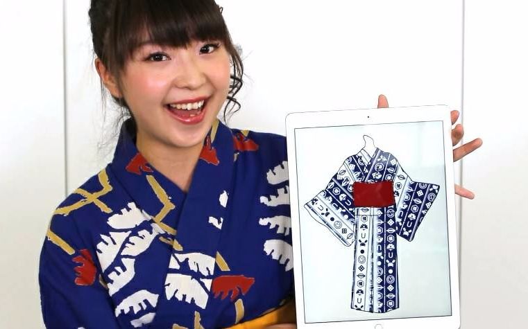 [中字] 橘田泉 原创设计 饺子浴衣 介绍影片