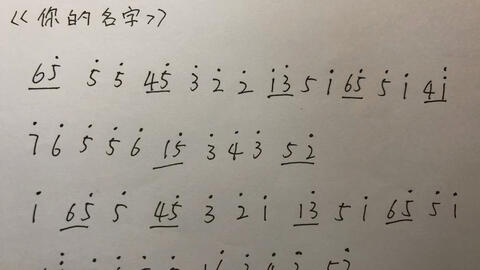 你的名字歌曲谱曲_你的名字图片(2)