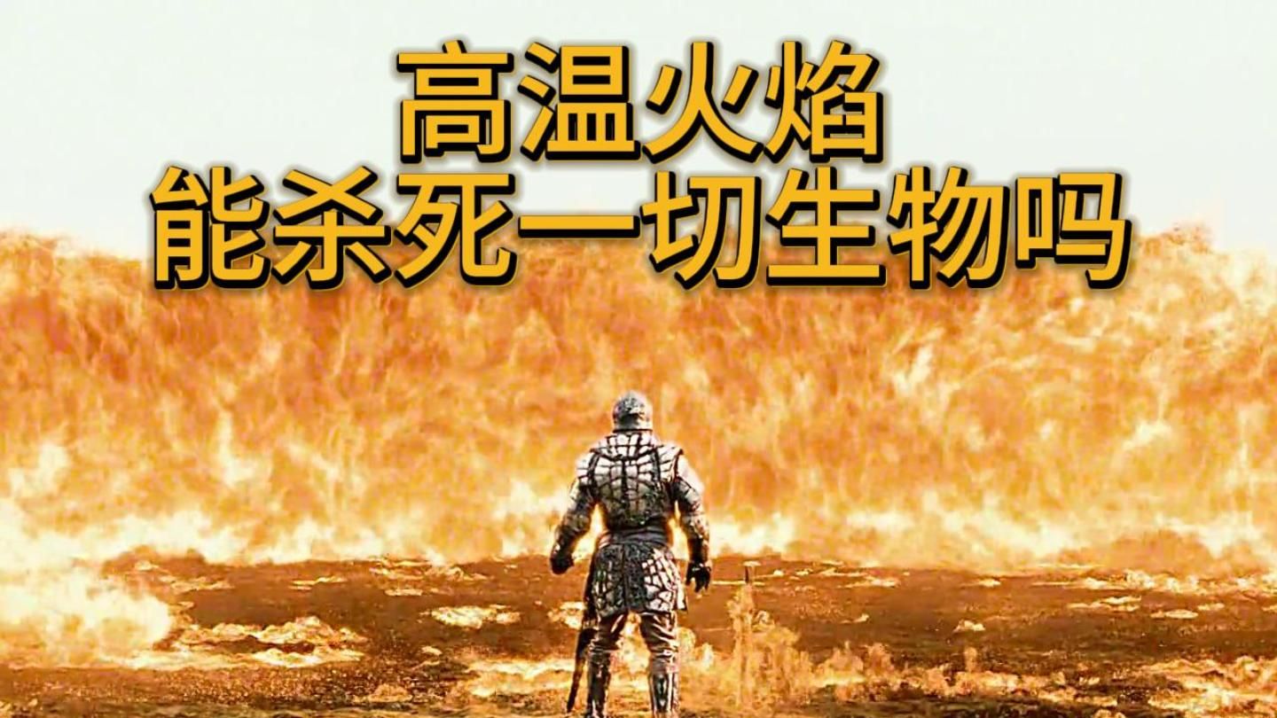 高温火焰能杀死一切生物吗？ps:我是原创，其他人都是搬运我视频