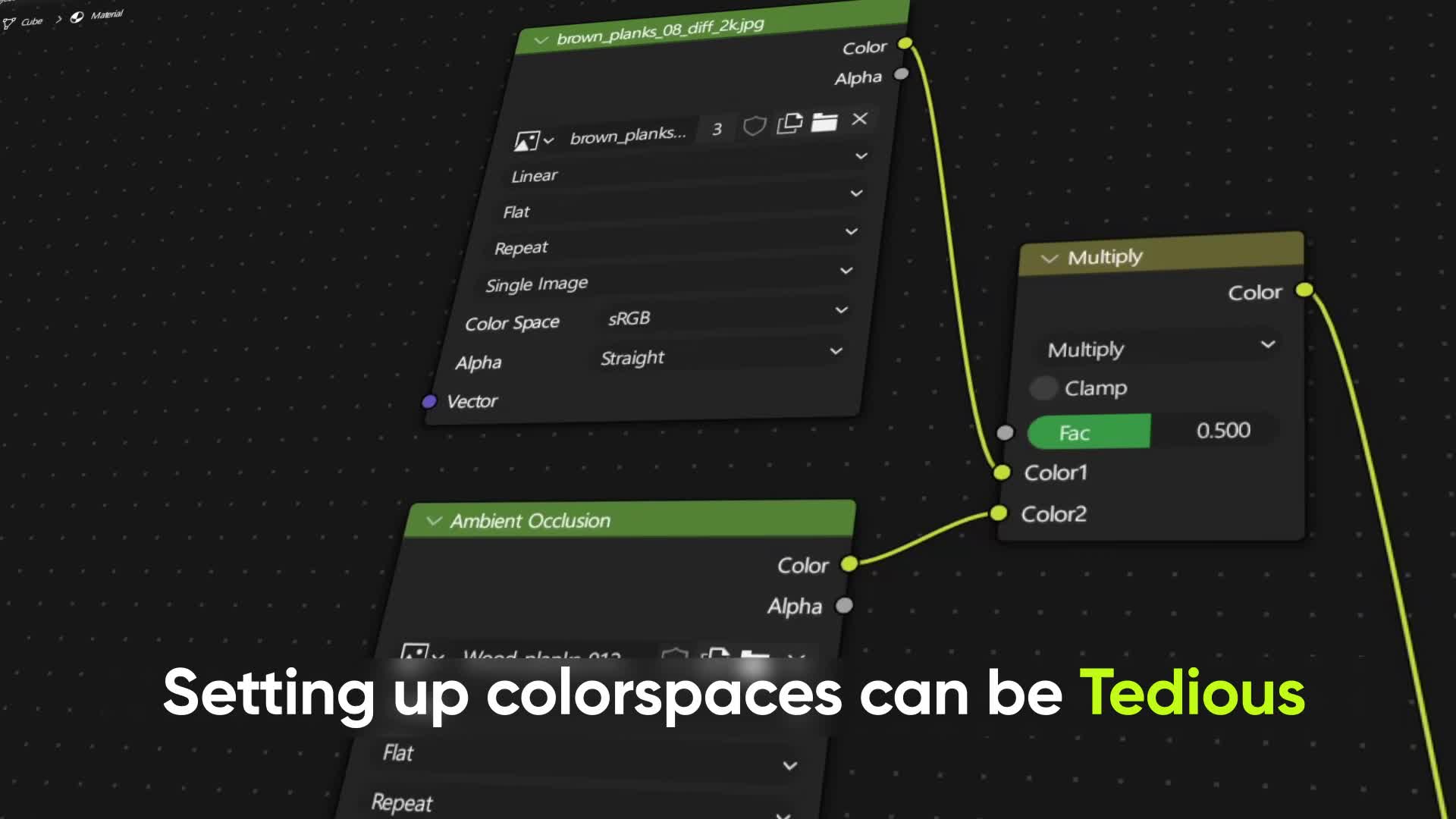 Blender中文版插件Colorspacer 一键式ACES色彩空间解决方案Blendermarket