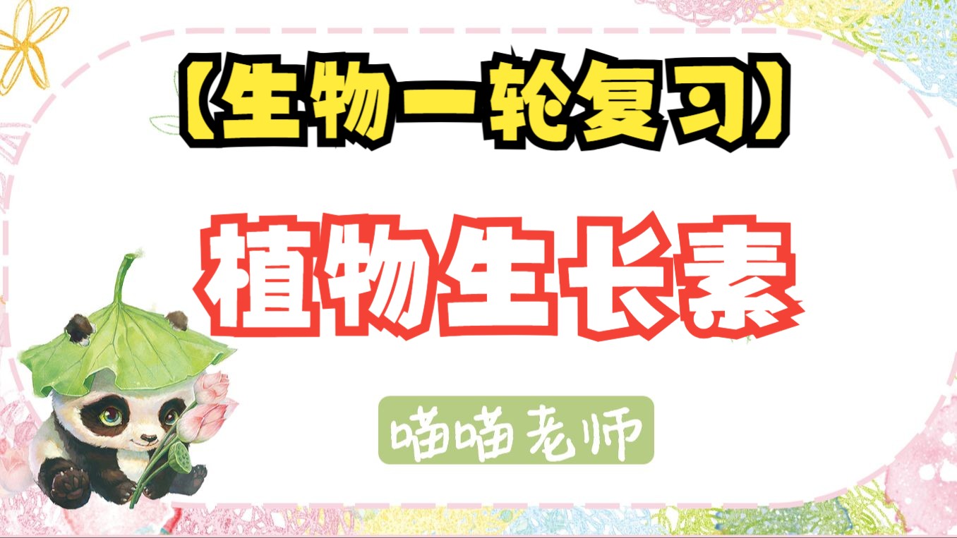 【选必一知识】植物生命活动的调节-1【一轮复习】