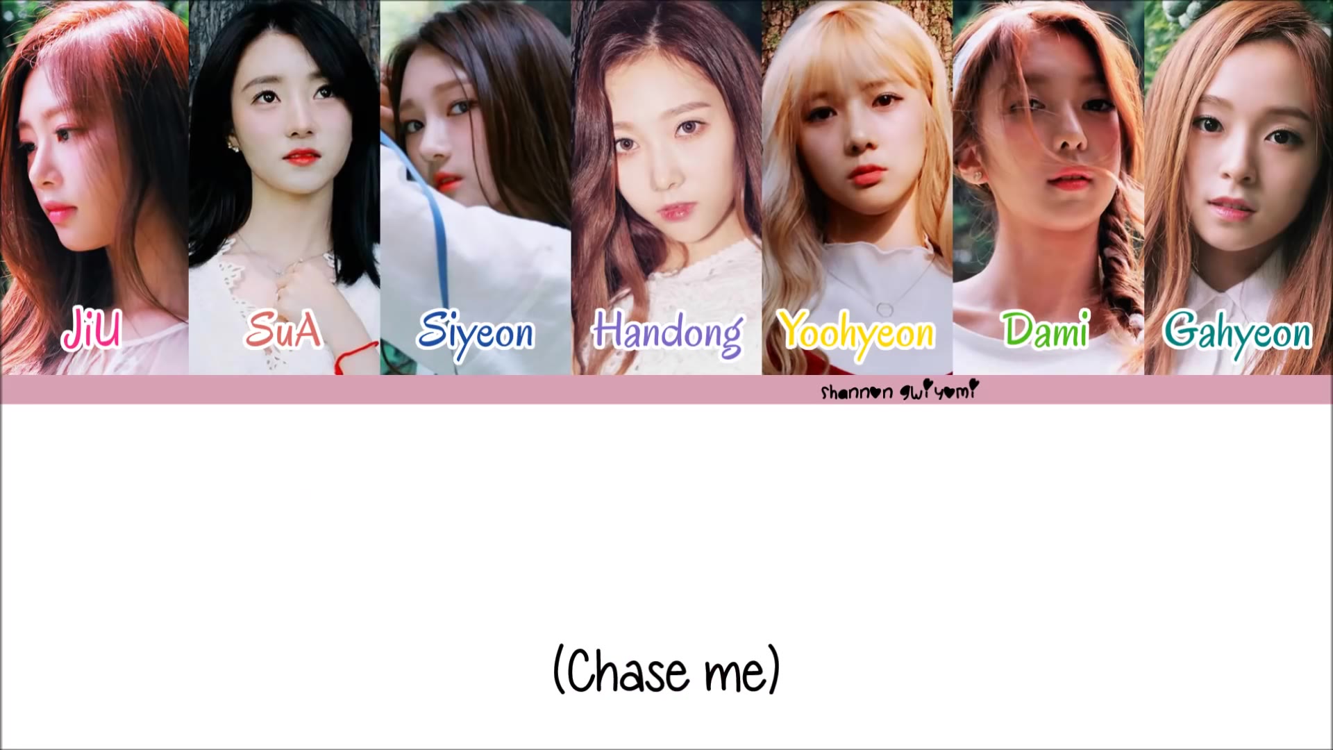 dreamcatcher成员资料,everglow女团 dreamcatcher - chase me成员歌词分配