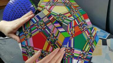 世界上最高<em class="keyword">阶五魔方</em>：21<em class="keyword">阶五</em>魔Minx Of Madness