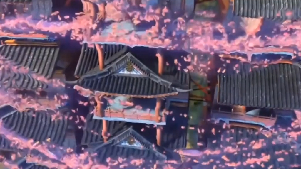 【ae教程】古风花瓣环绕光线技能制作