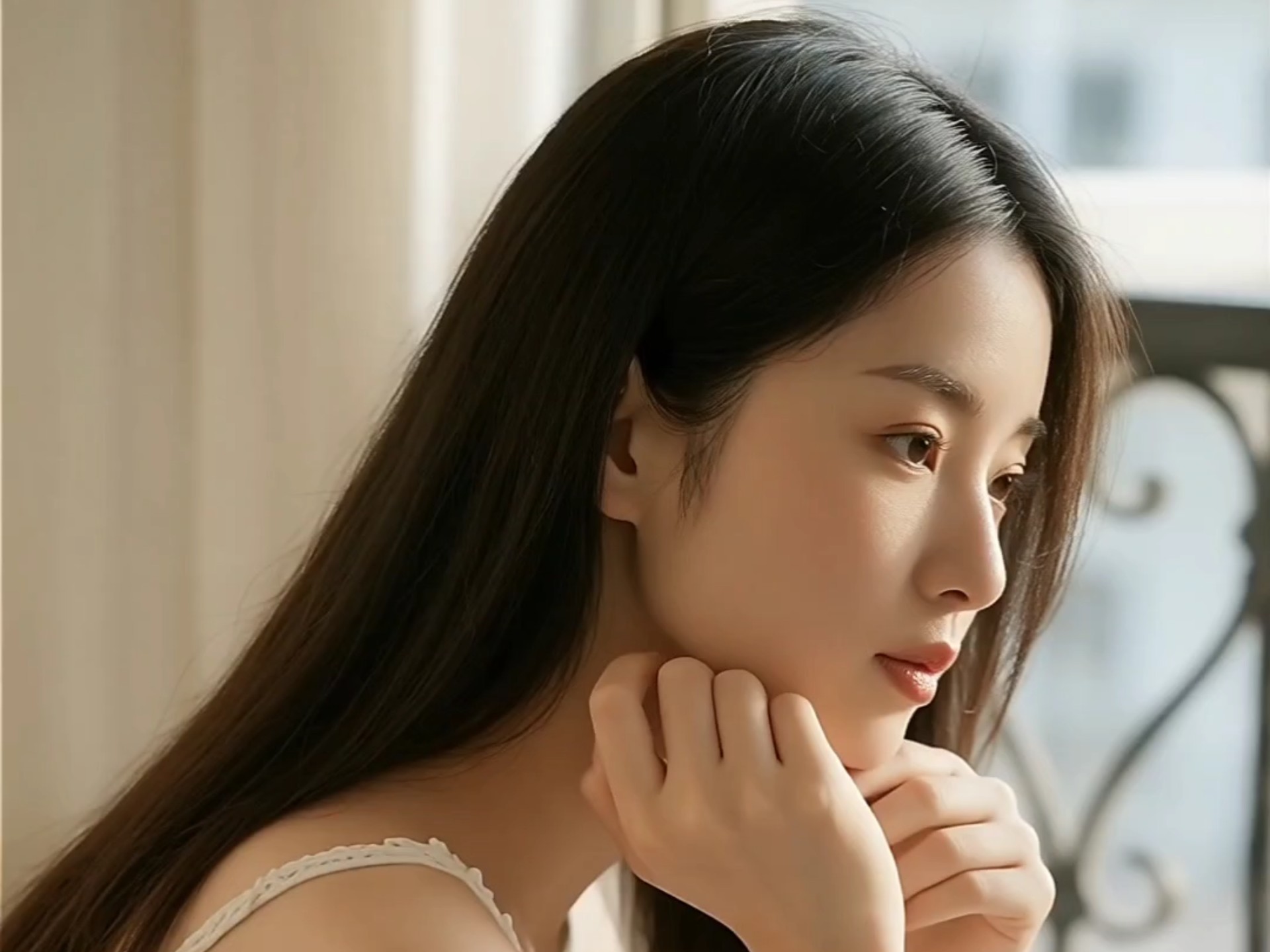 AI清纯美女接吻(第一弹)