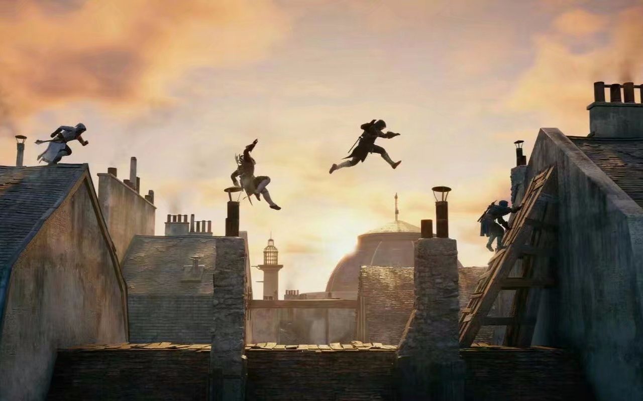 【刺客信条/跑酷混剪/gmv】 即使没有翅膀我也飞给你看!