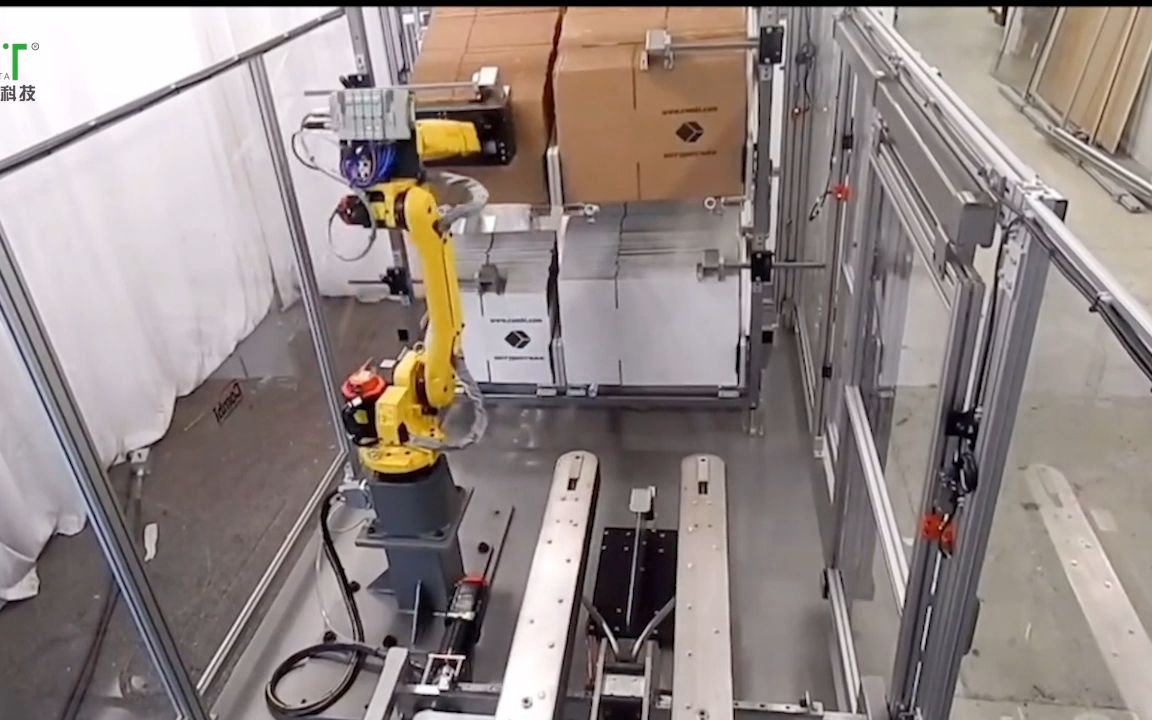 冈田科技：机器人拆箱机