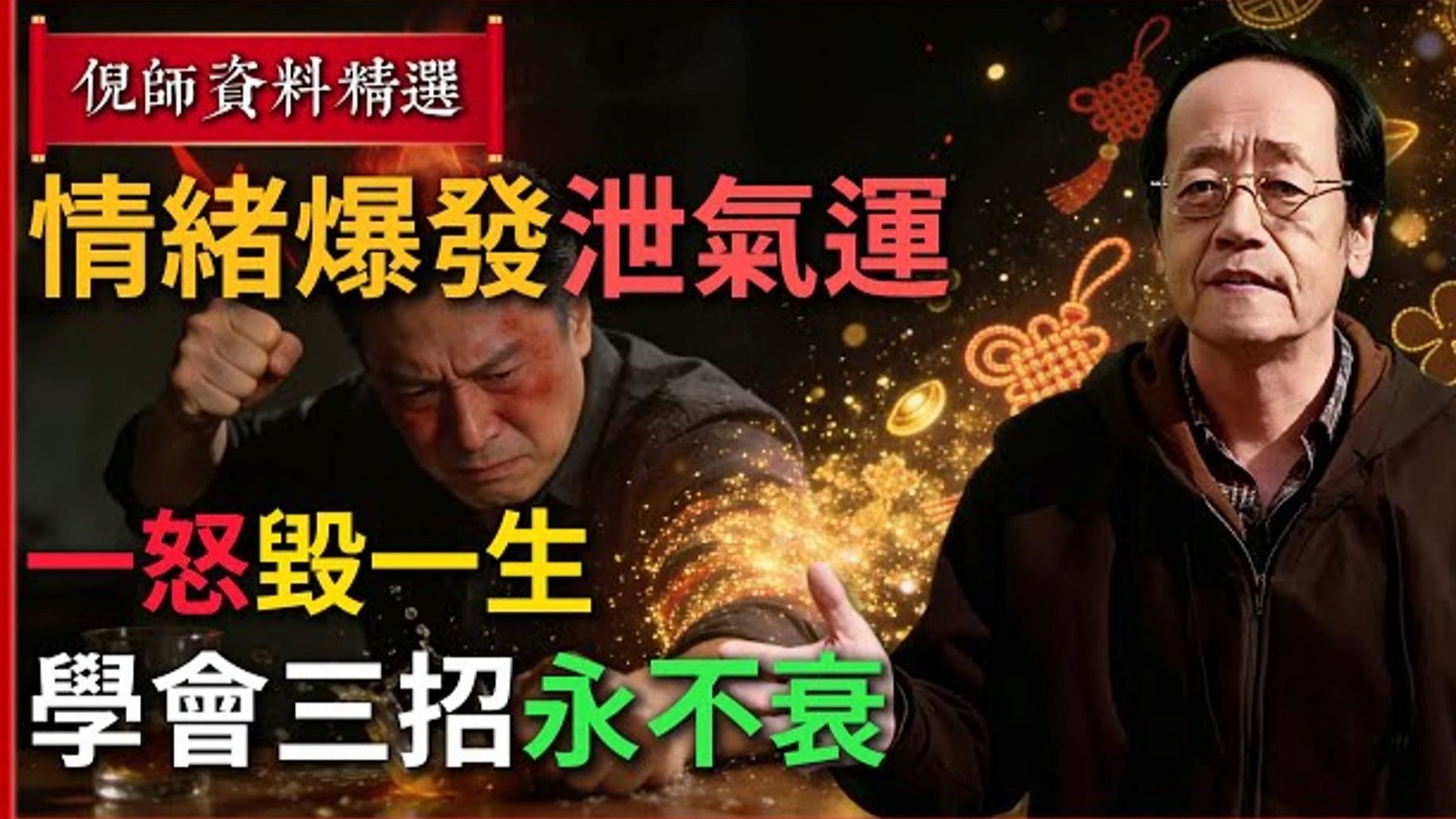 发火一次等于丢十年好运！ 倪海厦三招教你把怒气变成滚滚财源！