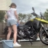 上矢えり奈（旧：神谷えりな）です✨【悲惨】バイク女子が愛車を洗車する