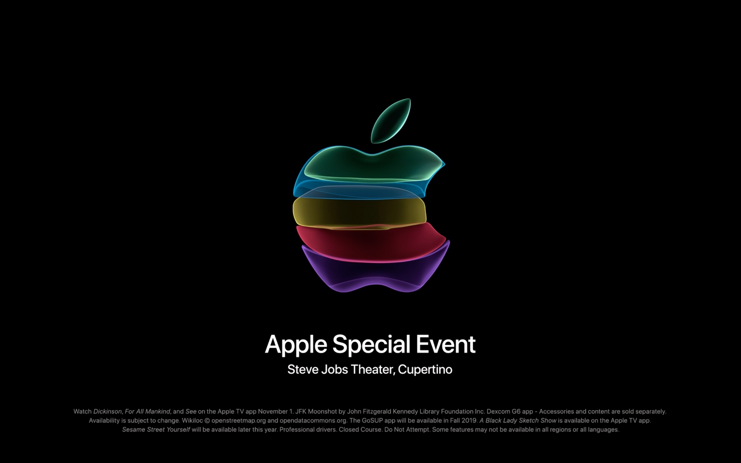 apple发布会 (2019苹果秋季发布会) - 2019年9月 (中文/英/日/韩/西语