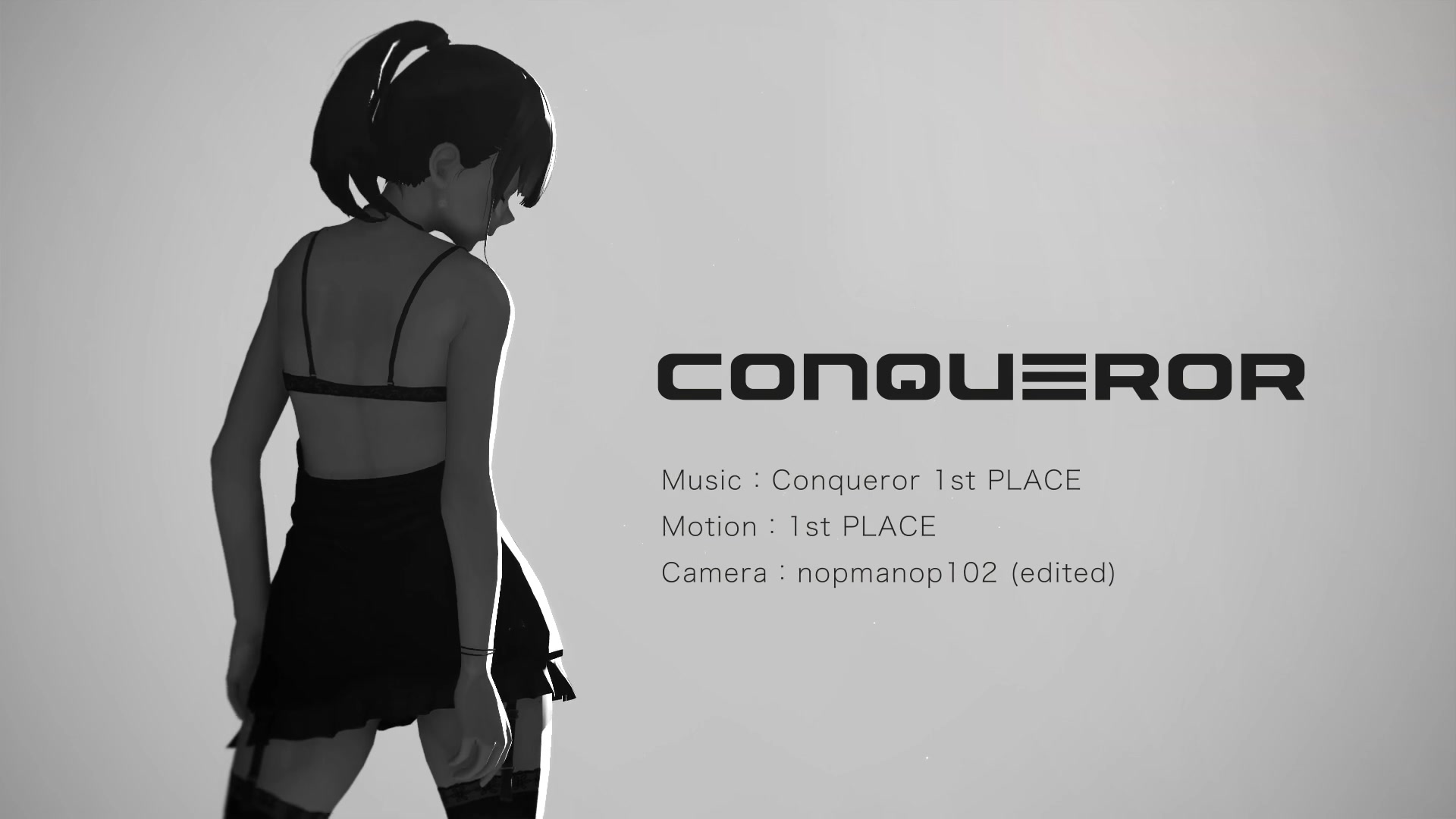 MMD] Conqueror [JK]-哔哩哔哩