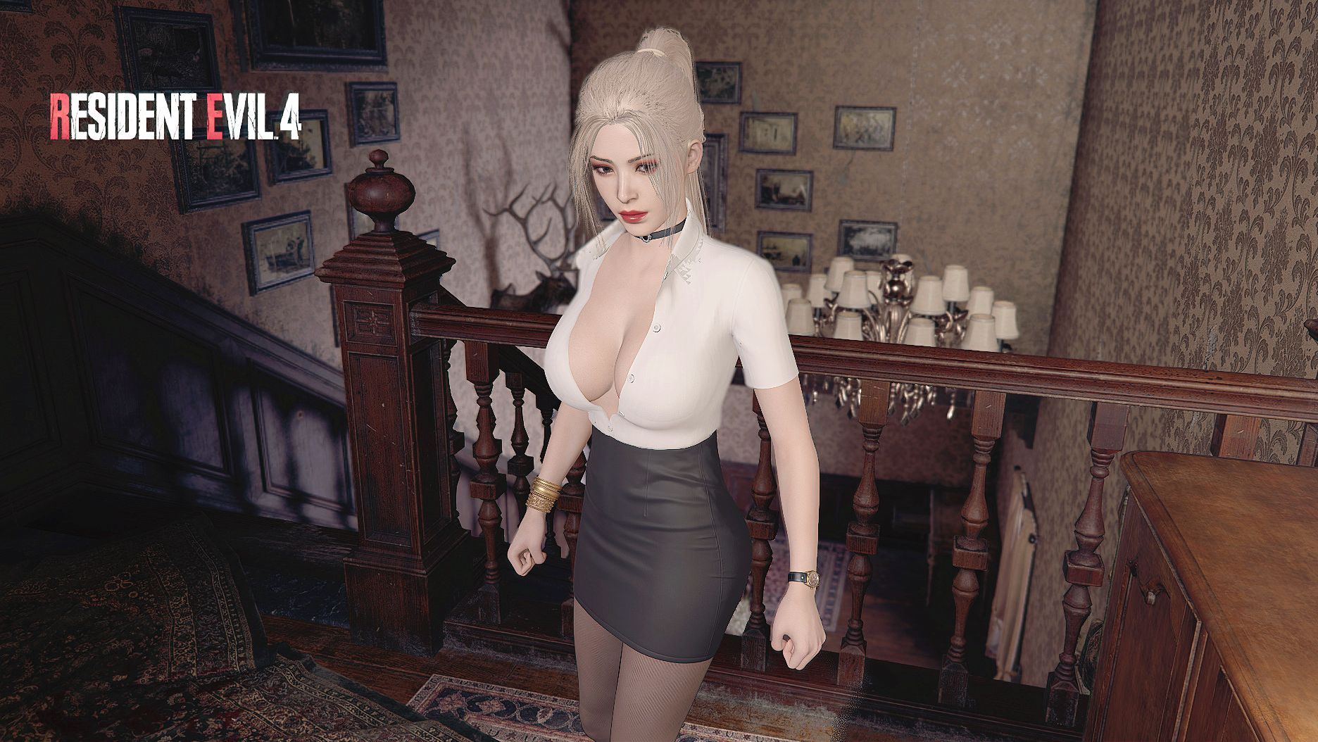 【生化危机4重制版】第三章开篇 三倍随机敌人+玩家有限闪避体术MOD