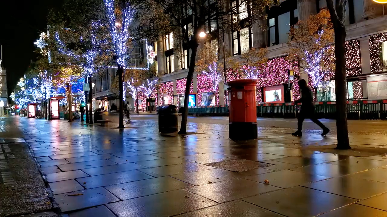 【可商用视频素材】夜景城市街道车流延时摄影