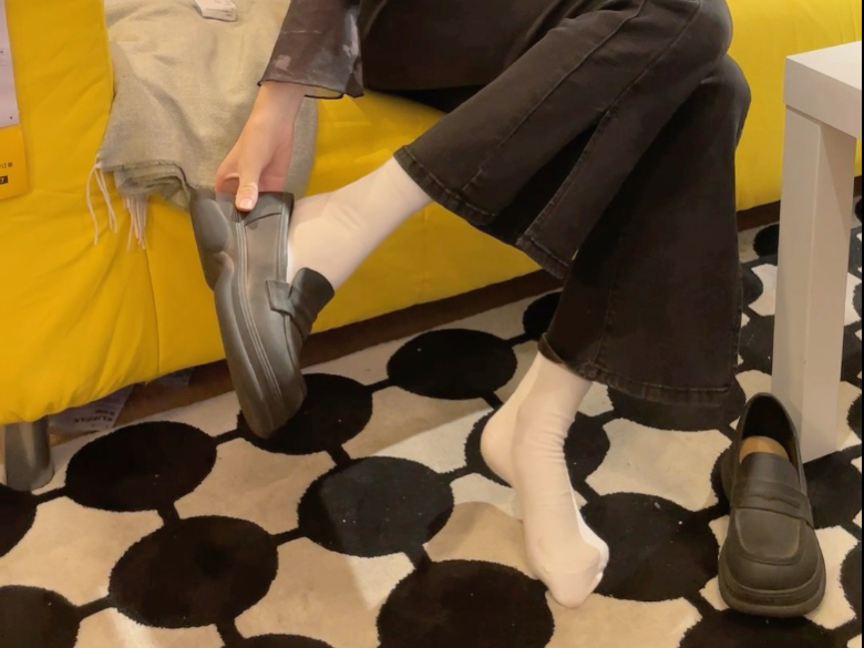 足模拍摄换鞋花絮