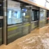 暴雨下的郑州地铁